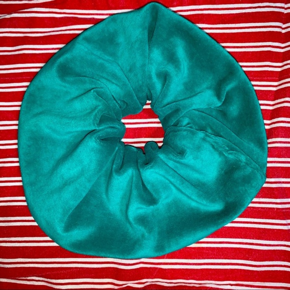 Large Vintage Velvet Handmade Scrunchie